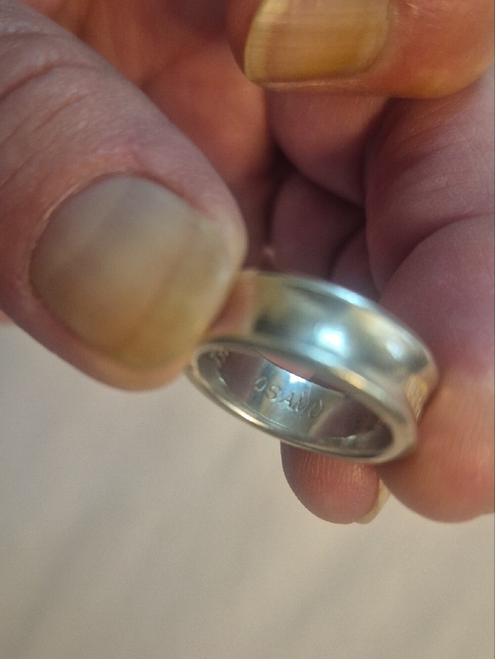Tiffany&CO Sterling SilverBand - Classic Silver Ring... - Picture 7 of 11